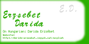 erzsebet darida business card